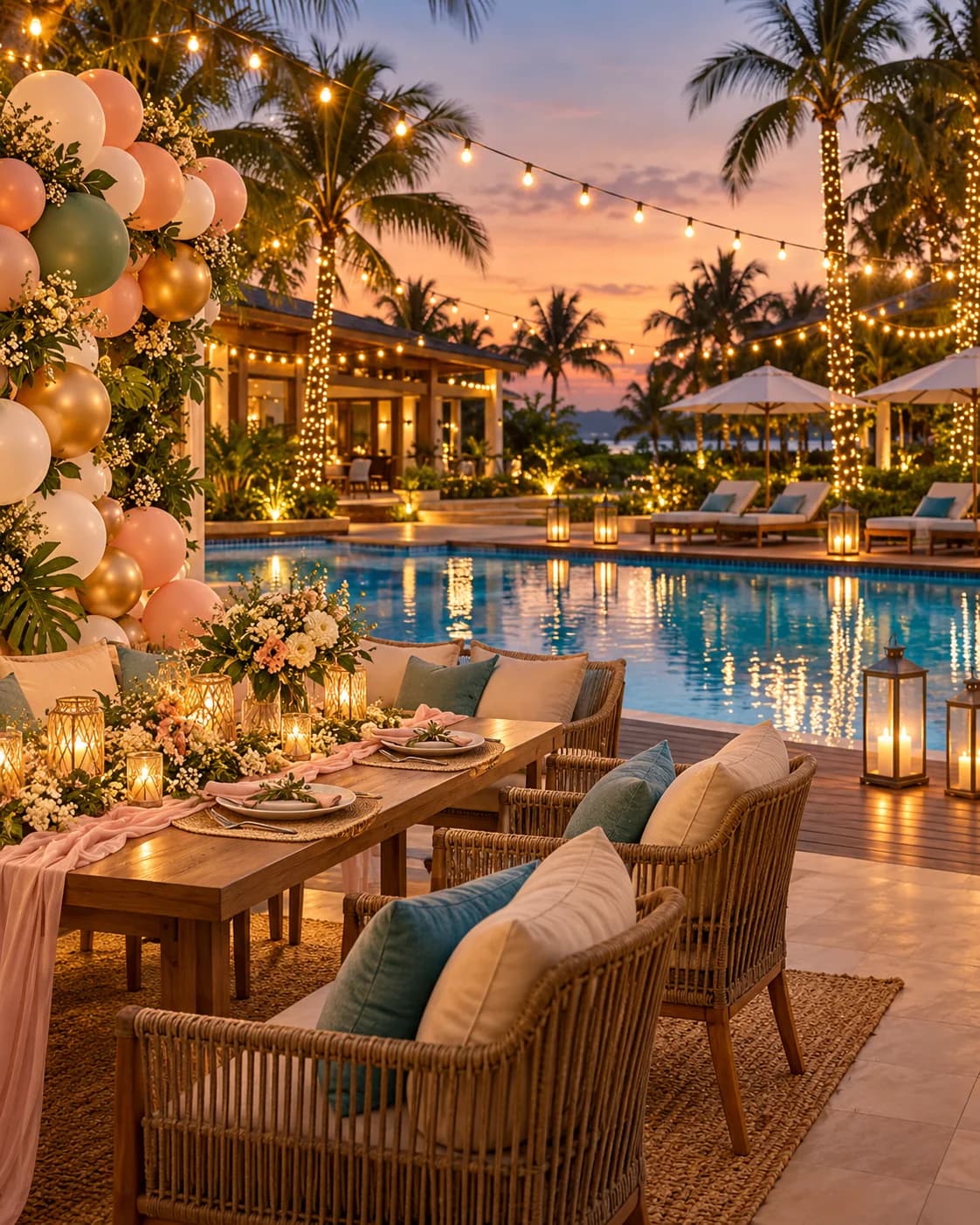 Birthdays & celebrations — AI concept illustration for resort near Veleru, Krishna district